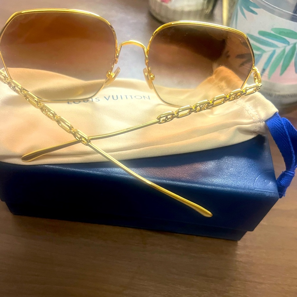 Brand new with box authentic Louis Vuitton sunglasses.